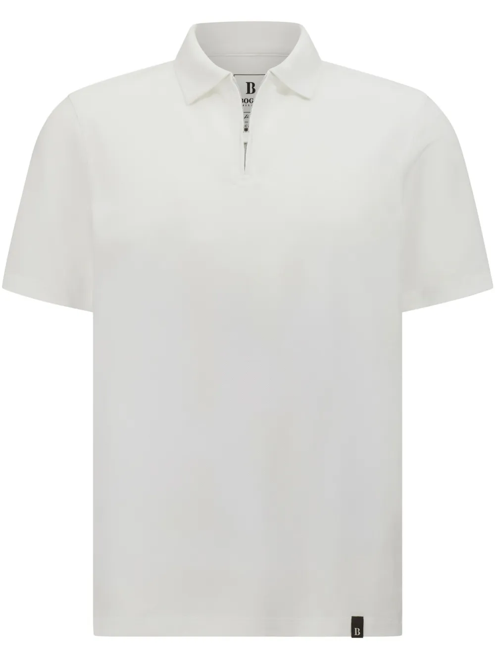 Boggi Milano Piqué poloshirt Wit