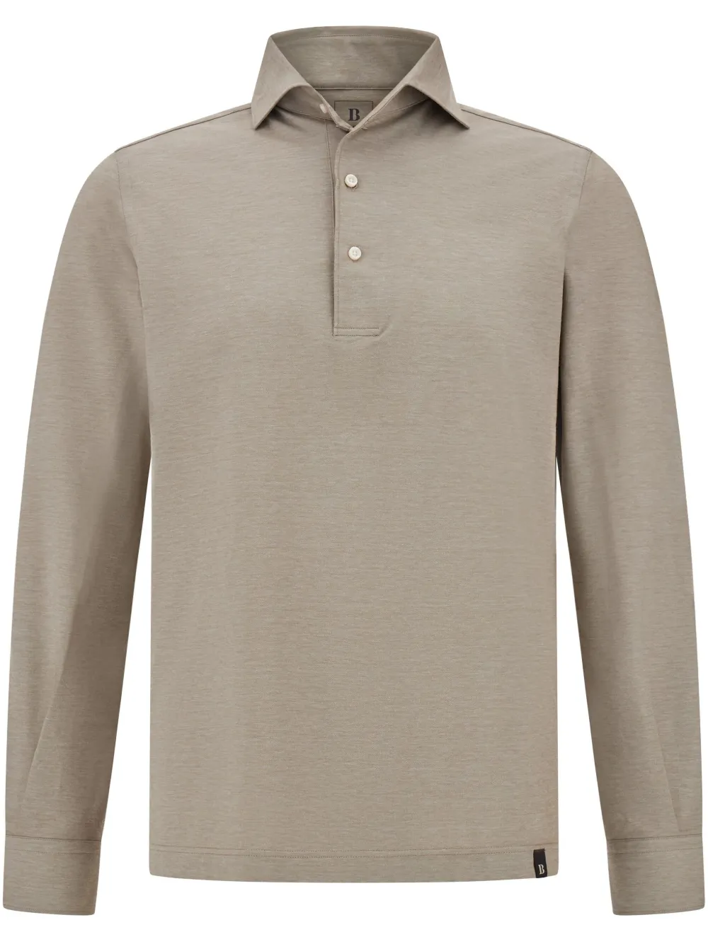 Boggi Milano cotton-blend polo shirt | Neutrals | Image 1