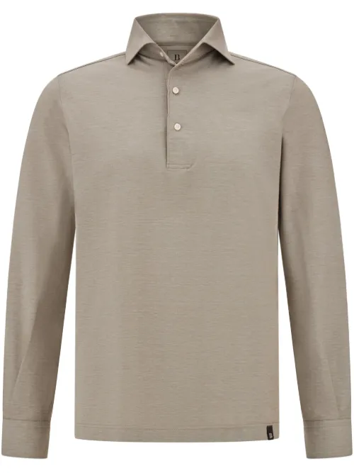 Polo en coton mélangé - Boggi Milano - Modalova
