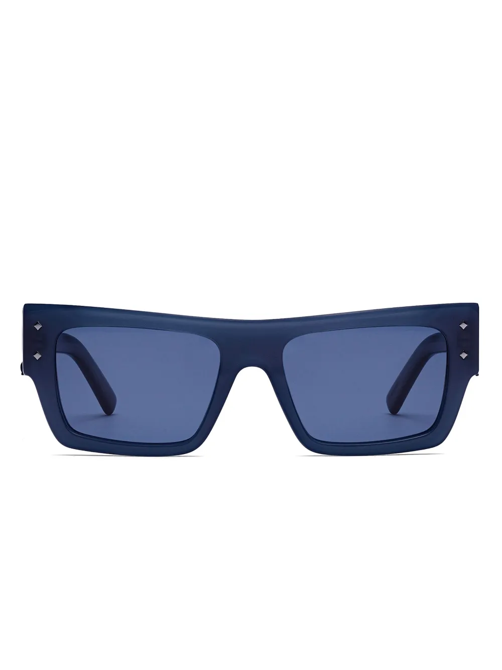 MCM Zonnebril met rechthoekig montuur Blauw