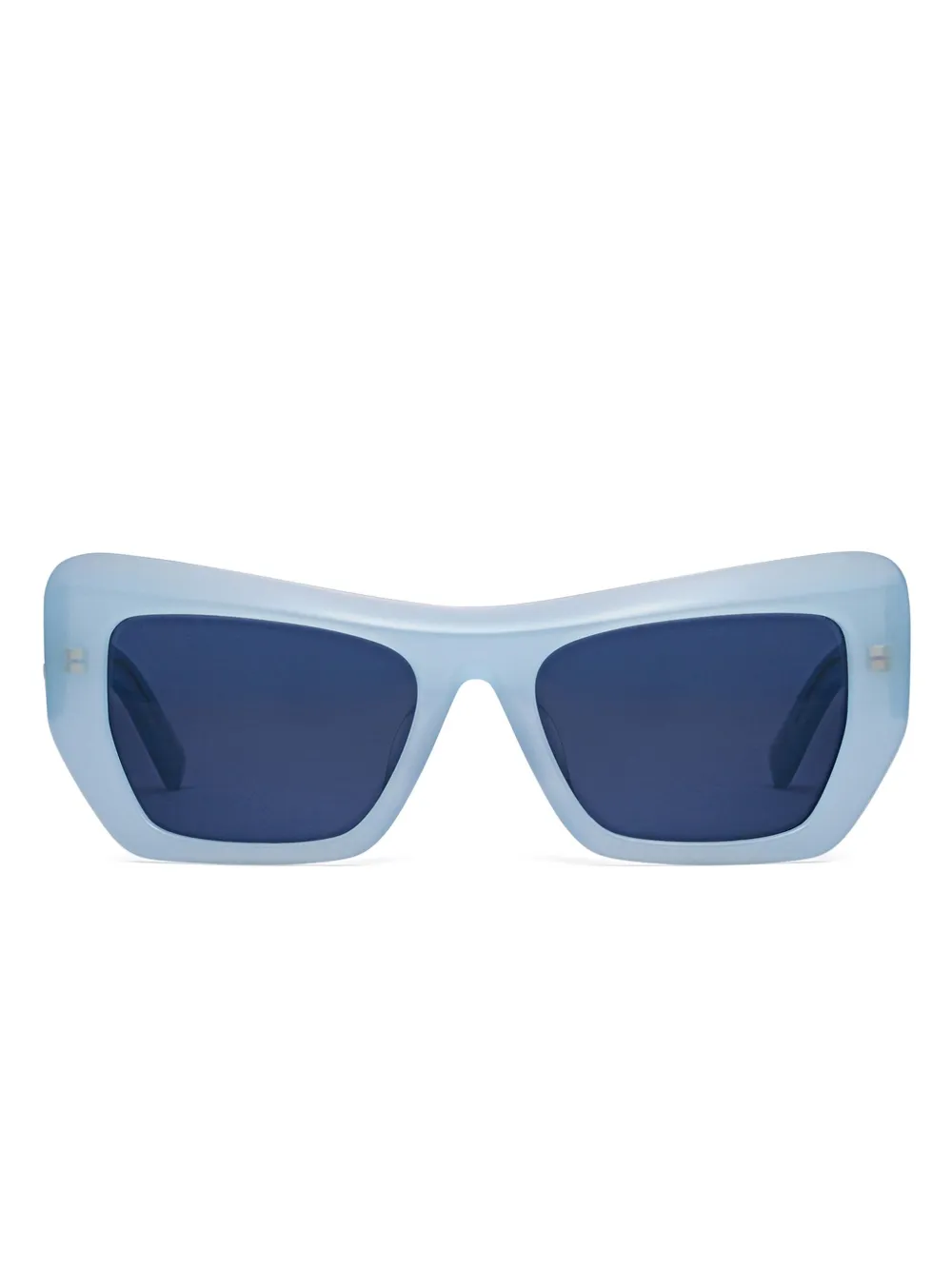 MCM Zonnebril met vierkant montuur Blauw
