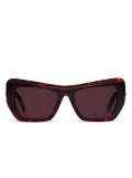 MCM square-frame sunglasses - Brown