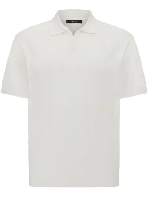Boggi Milano knitted polo shirt