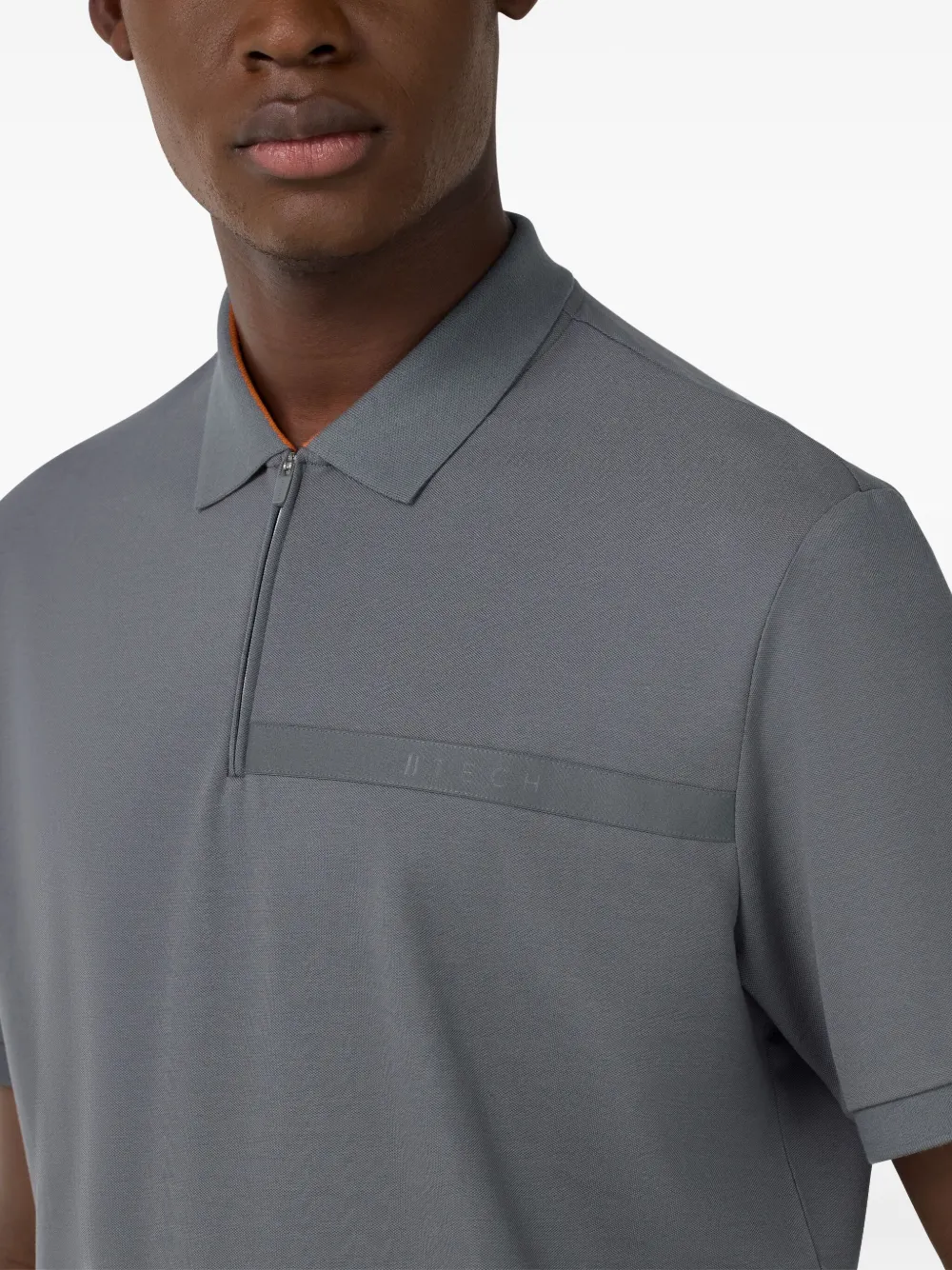 Boggi Milano Piqué poloshirt Grijs