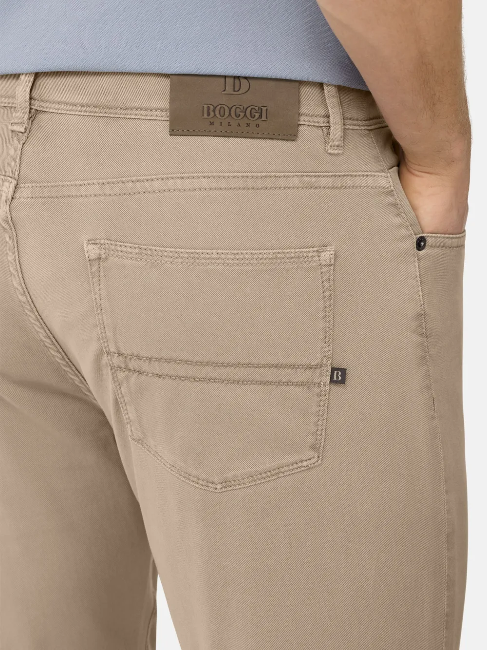 Boggi Milano Straight jeans Beige