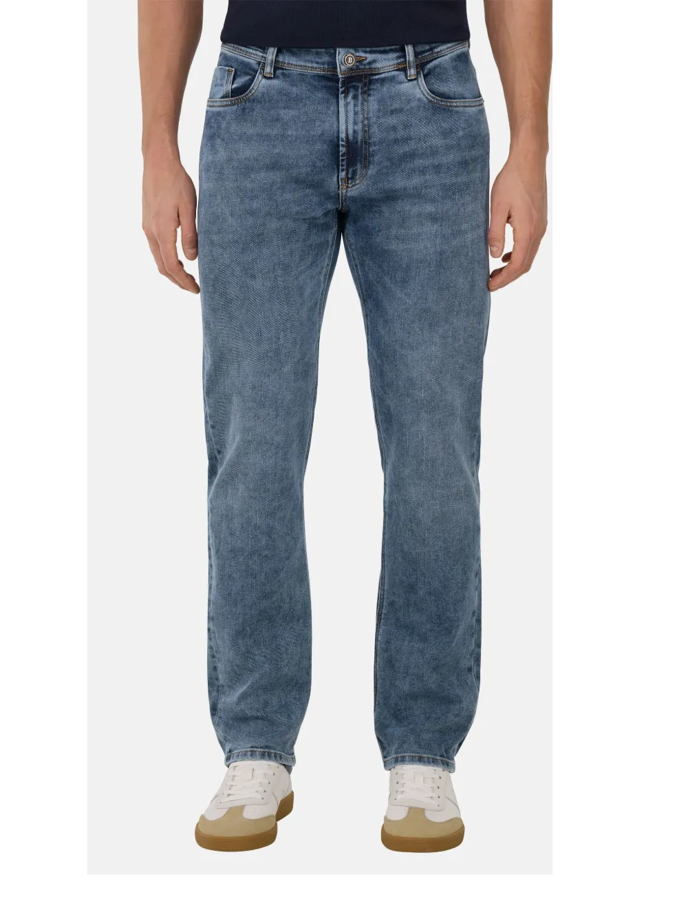 Boggi Milano Stretch jeans Blauw