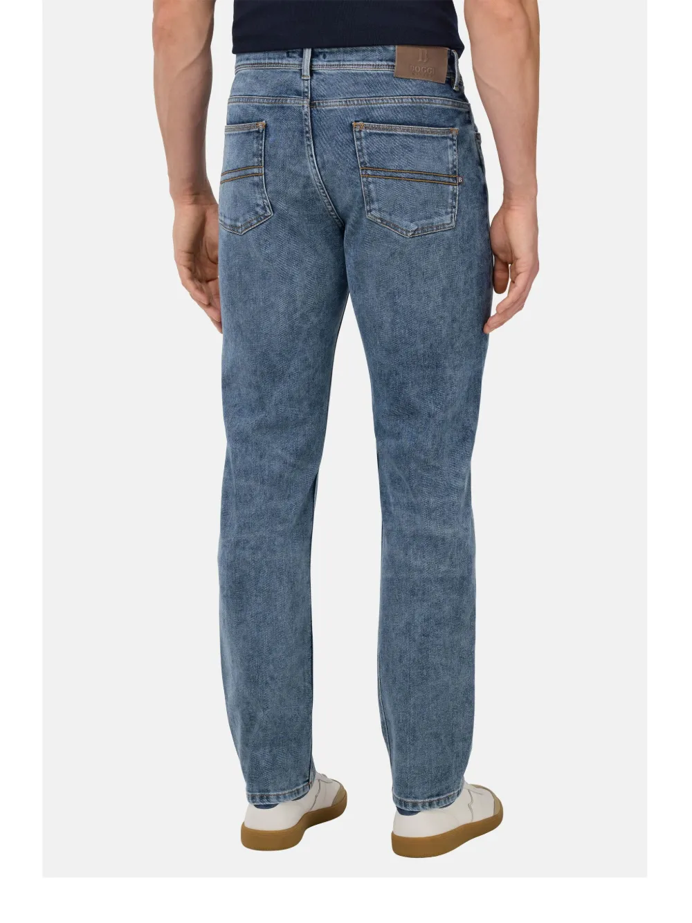 Boggi Milano Stretch jeans Blauw