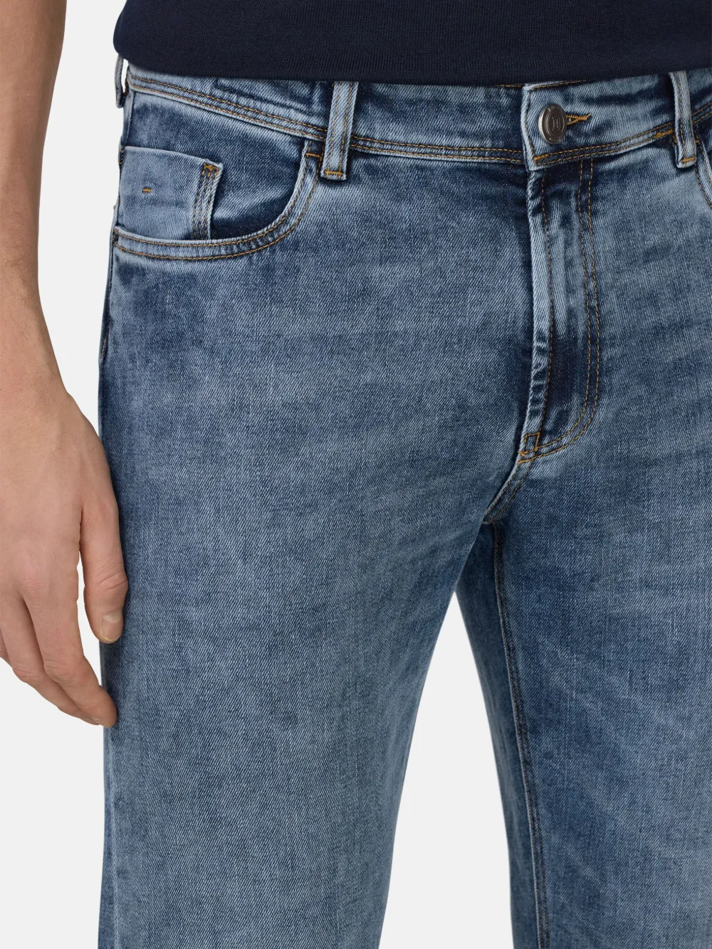 Boggi Milano Stretch jeans Blauw