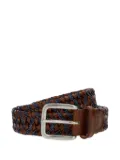 Boggi Milano woven elasticated belt - Brown