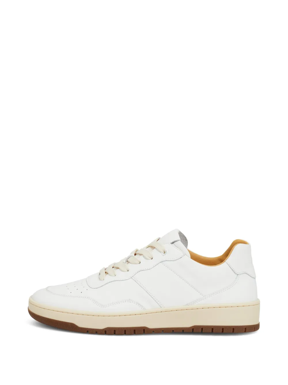 Boggi Milano leather sneakers Neutrals