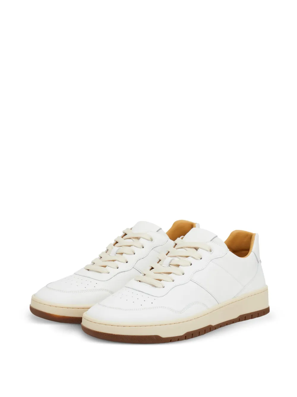 Boggi Milano leather sneakers White