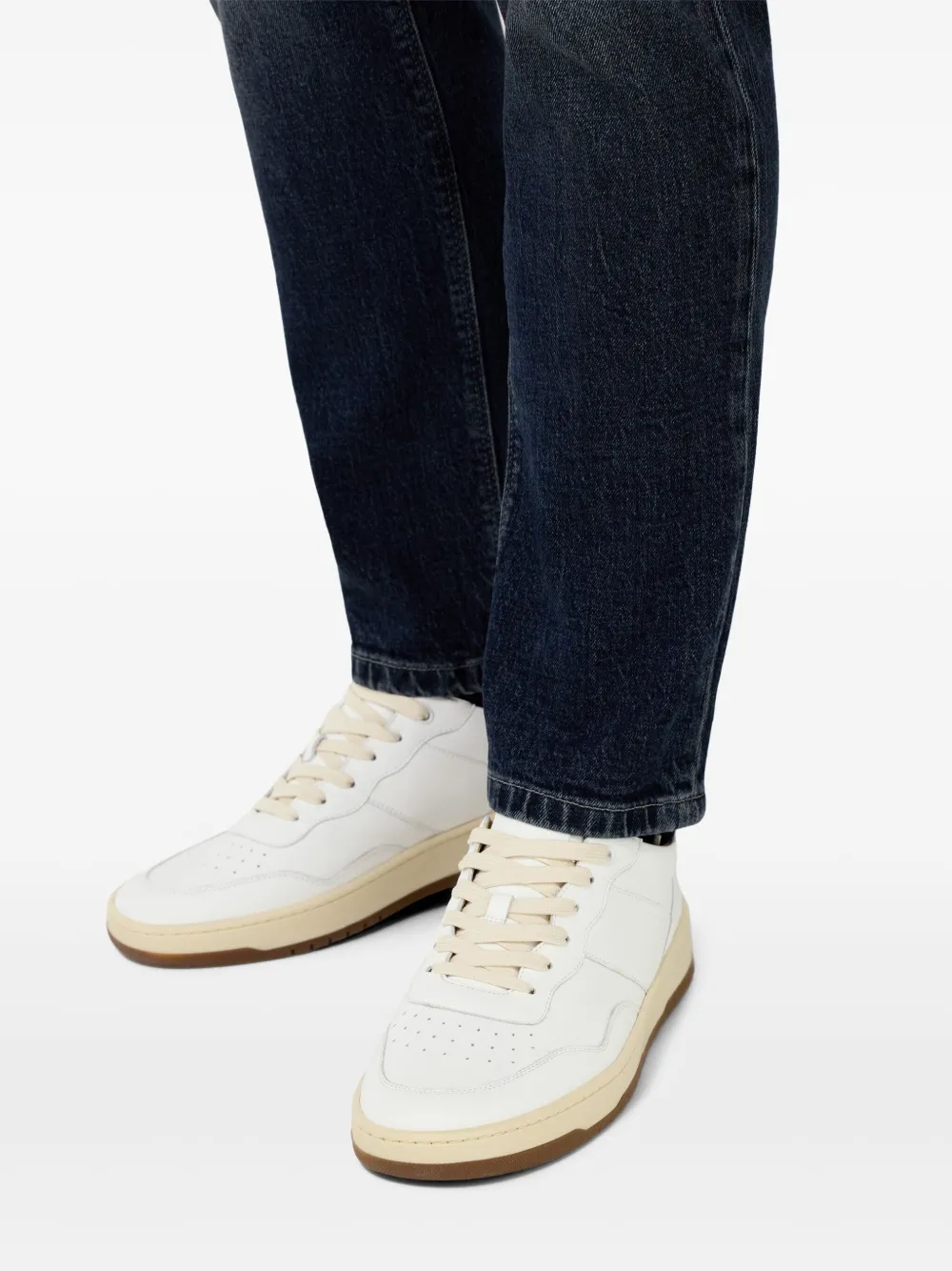 Boggi Milano leather sneakers White