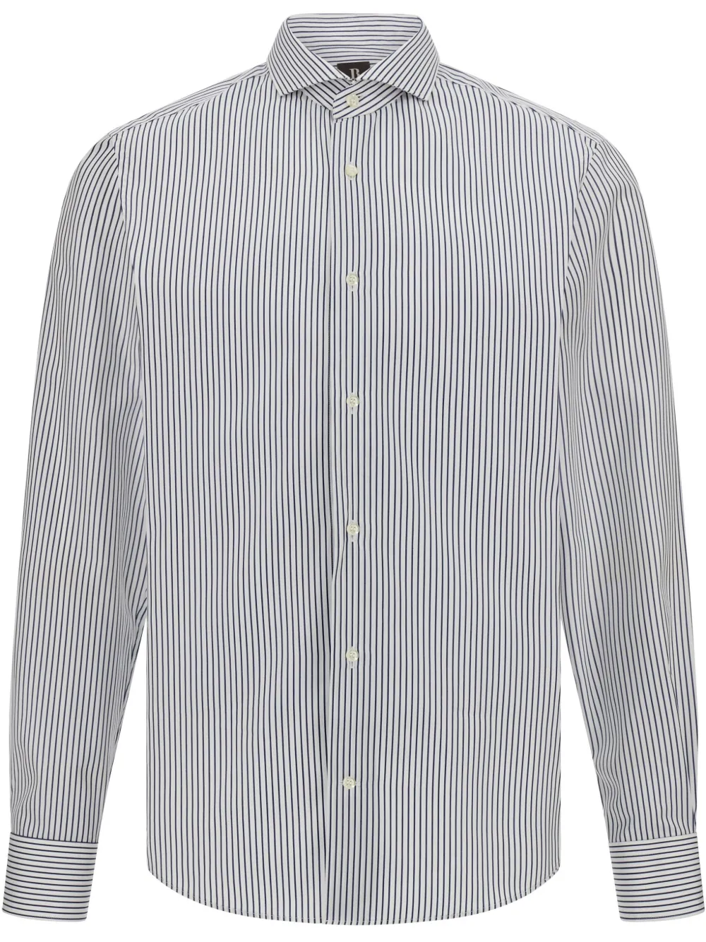 striped poplin shirt