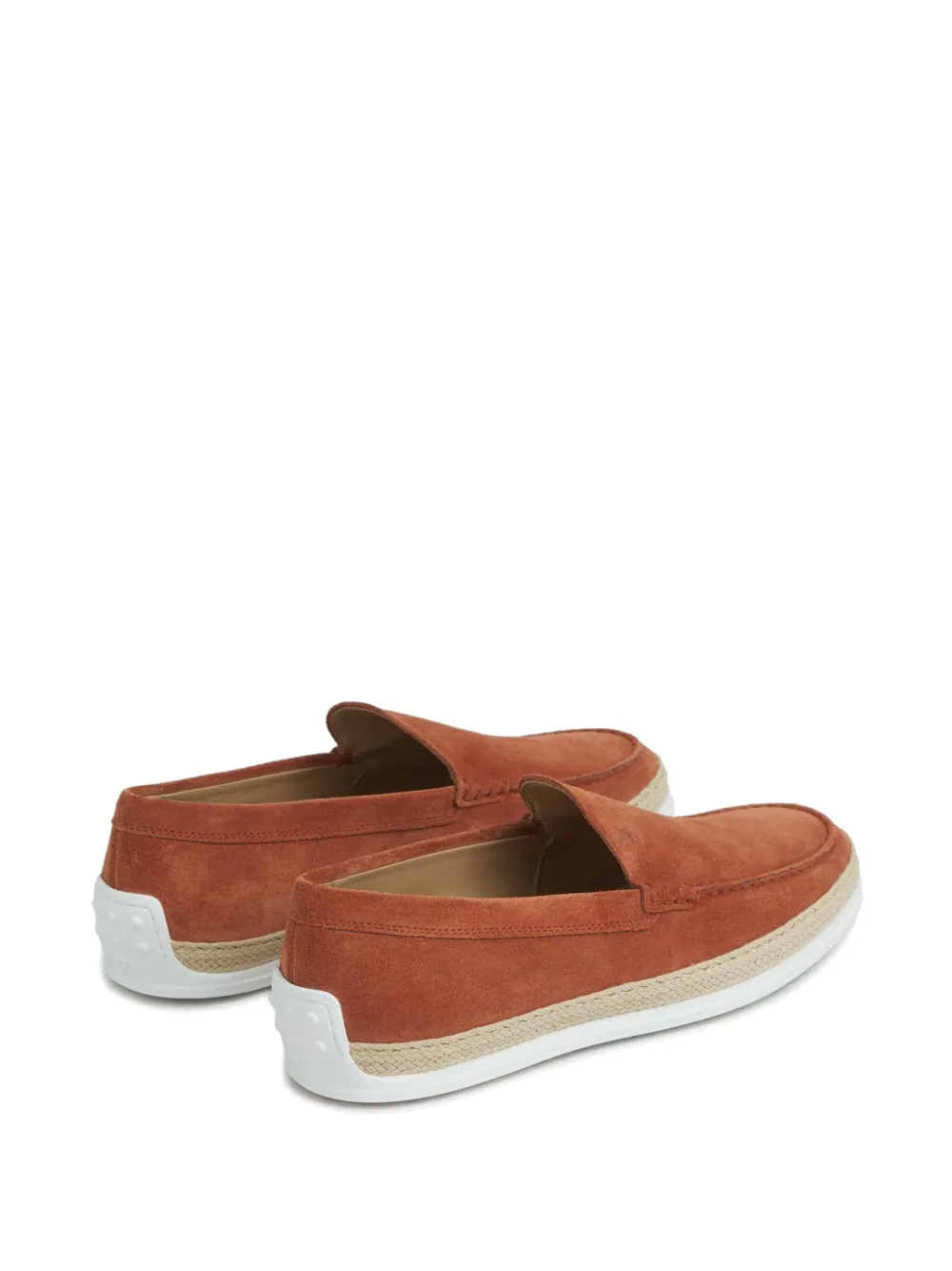 Tod's suede loafers Orange