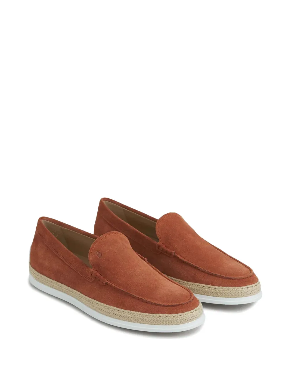 Tod's suede loafers Orange