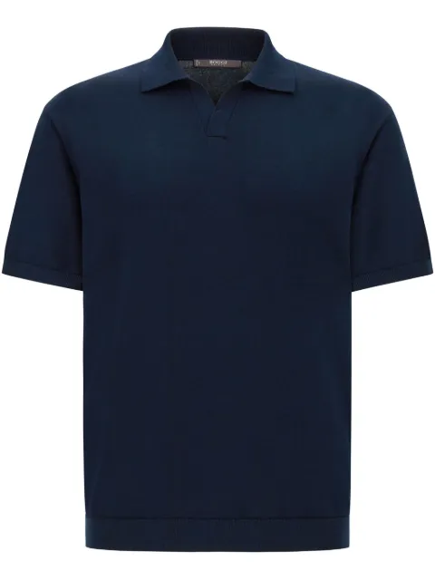 Boggi Milano playera tipo polo tejida