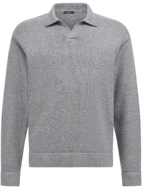 Boggi Milano knitted polo shirt