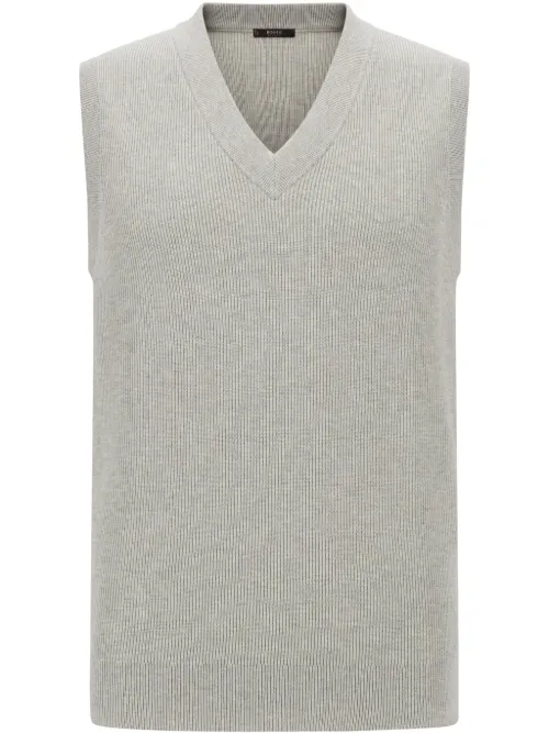Boggi Milano pull à col v - Gris - Boggi Milano - Modalova