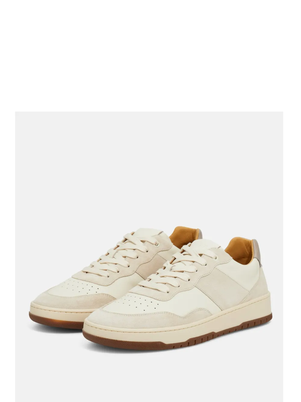 Boggi Milano leather trainers - Beige