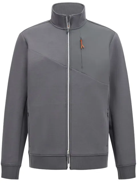 Boggi Milano zip-up scuba sweatshirt