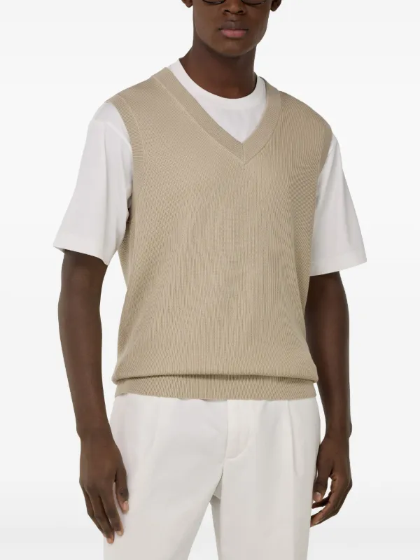 Boggi Milano V-neck Sweater Neutrals FARFETCH PH