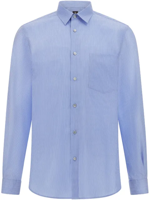Boggi Milano striped poplin shirt