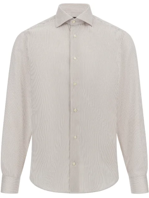 Boggi Milano striped cotton shirt