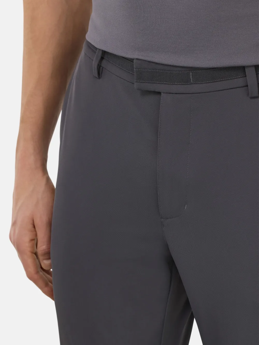 Boggi Milano Stretch broek Grijs
