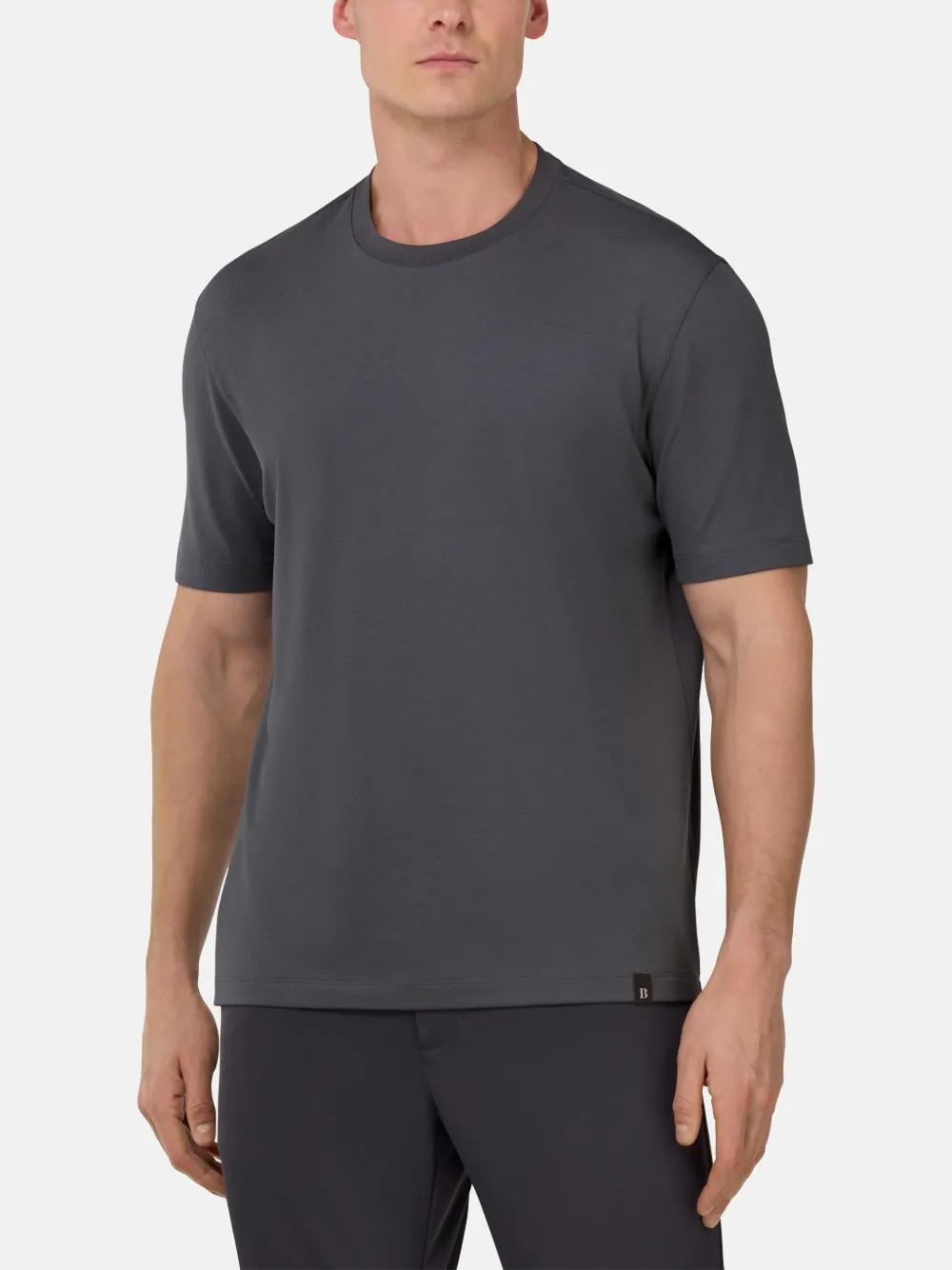 Boggi Milano Jersey T-shirt Grijs