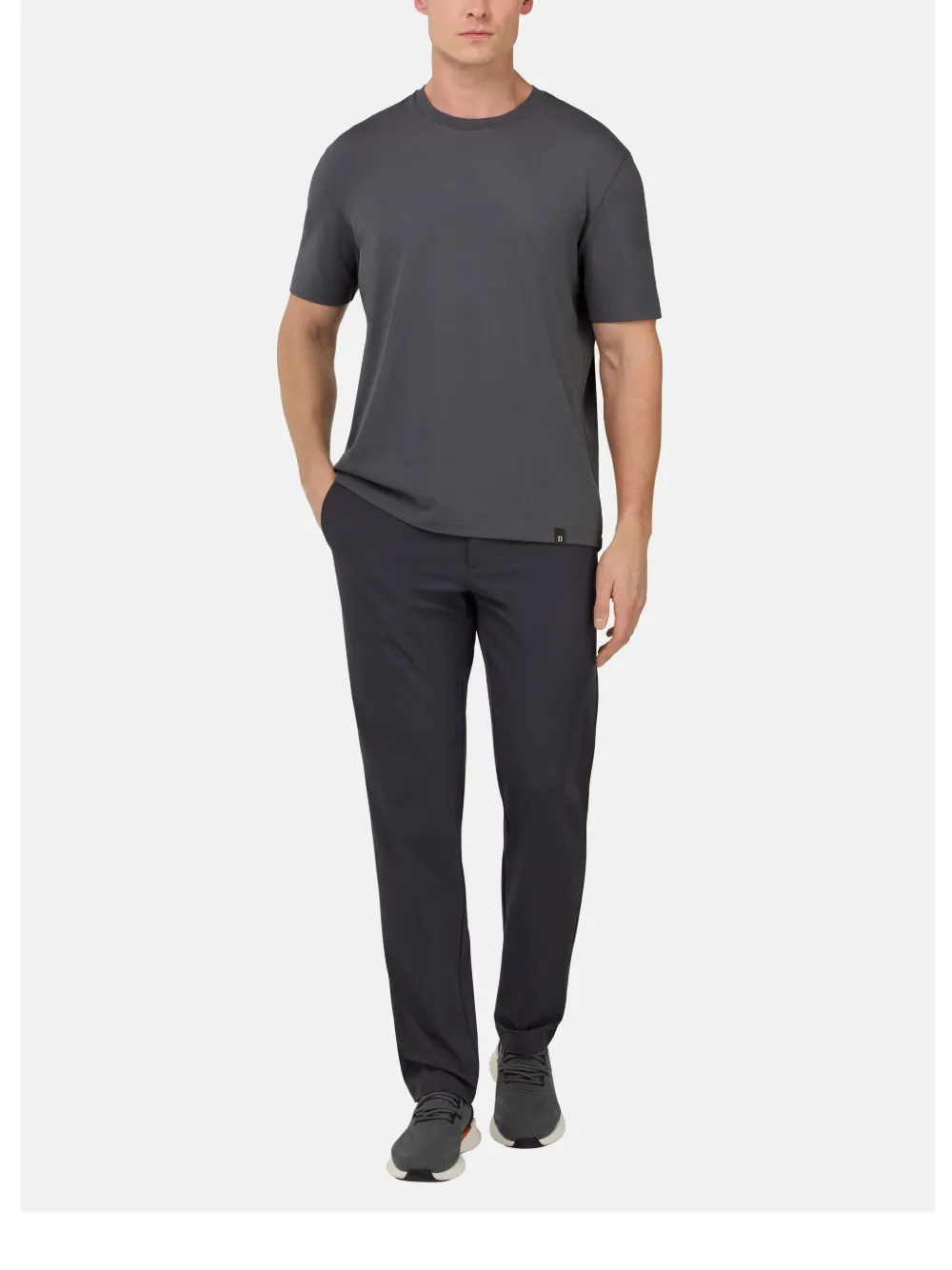Boggi Milano Jersey T-shirt Grijs