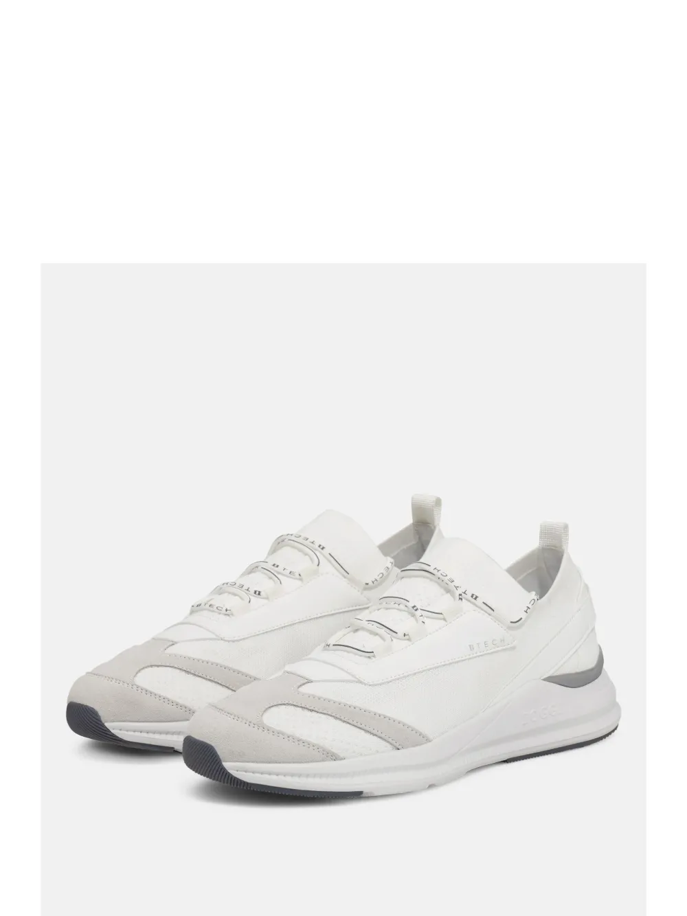 Boggi Milano Tech Sneakers In White