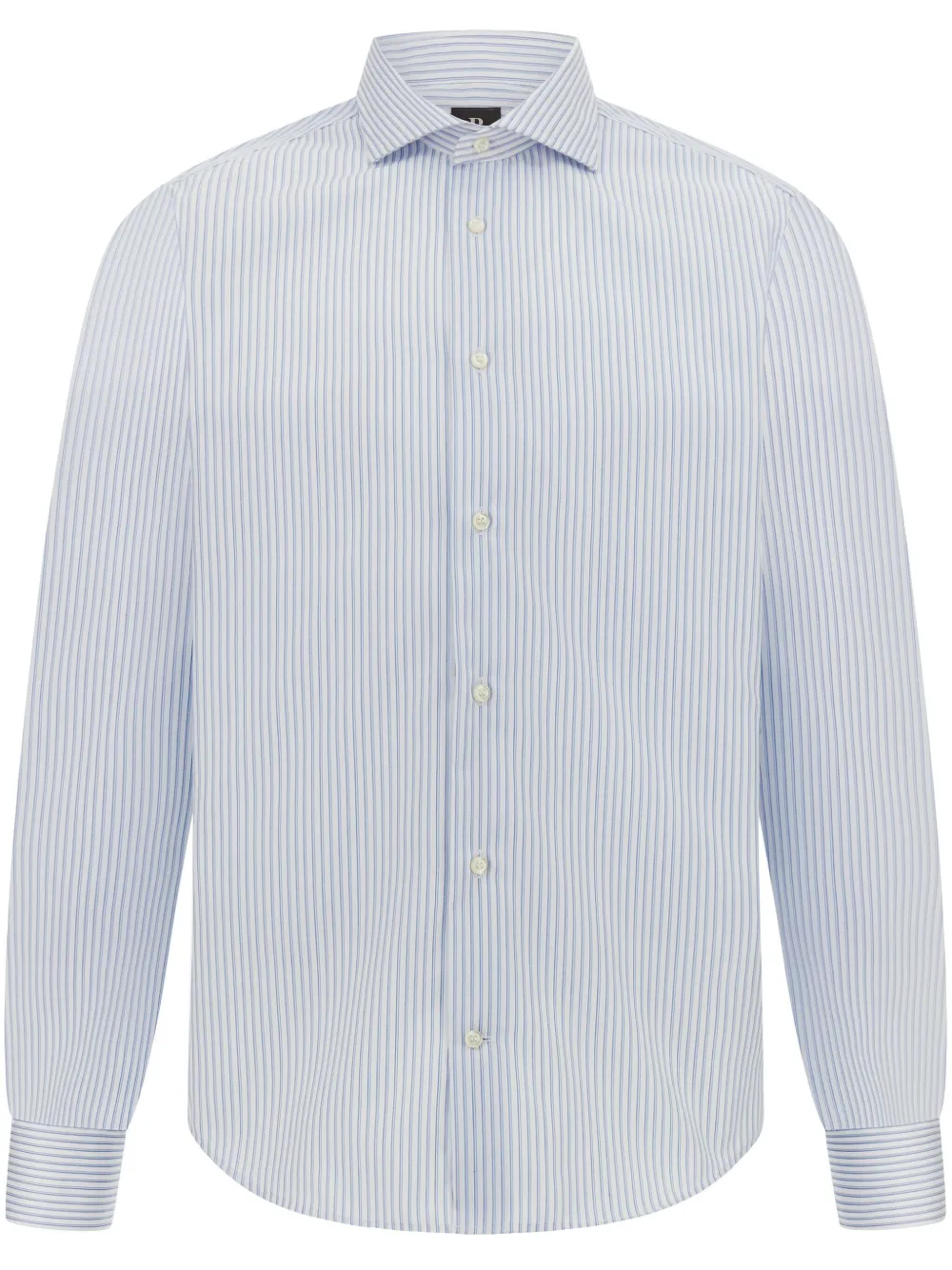 striped poplin shirt