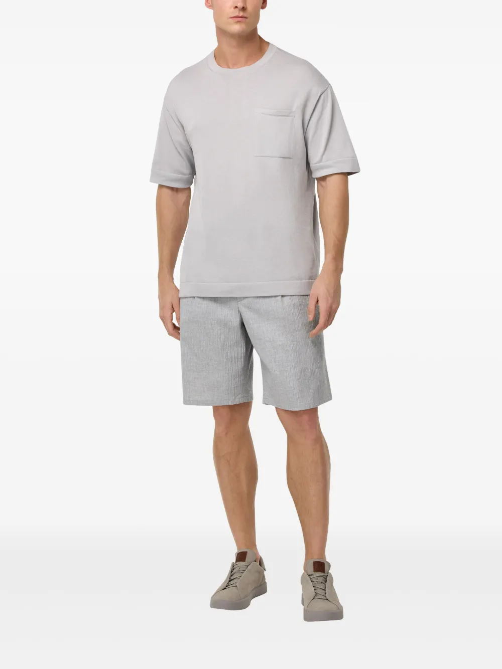 Boggi Milano Bermuda shorts - Grijs