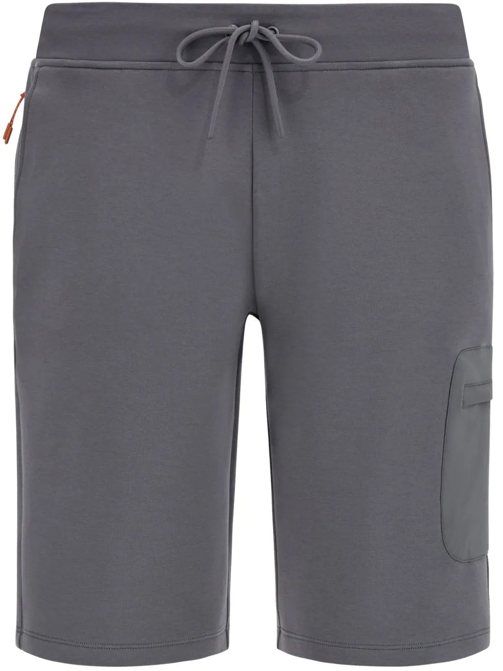 stretch-cotton track shorts