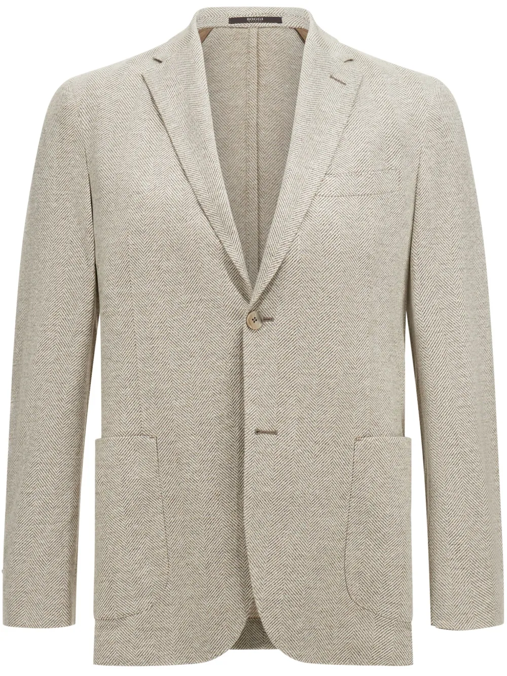 linen-cotton blazer