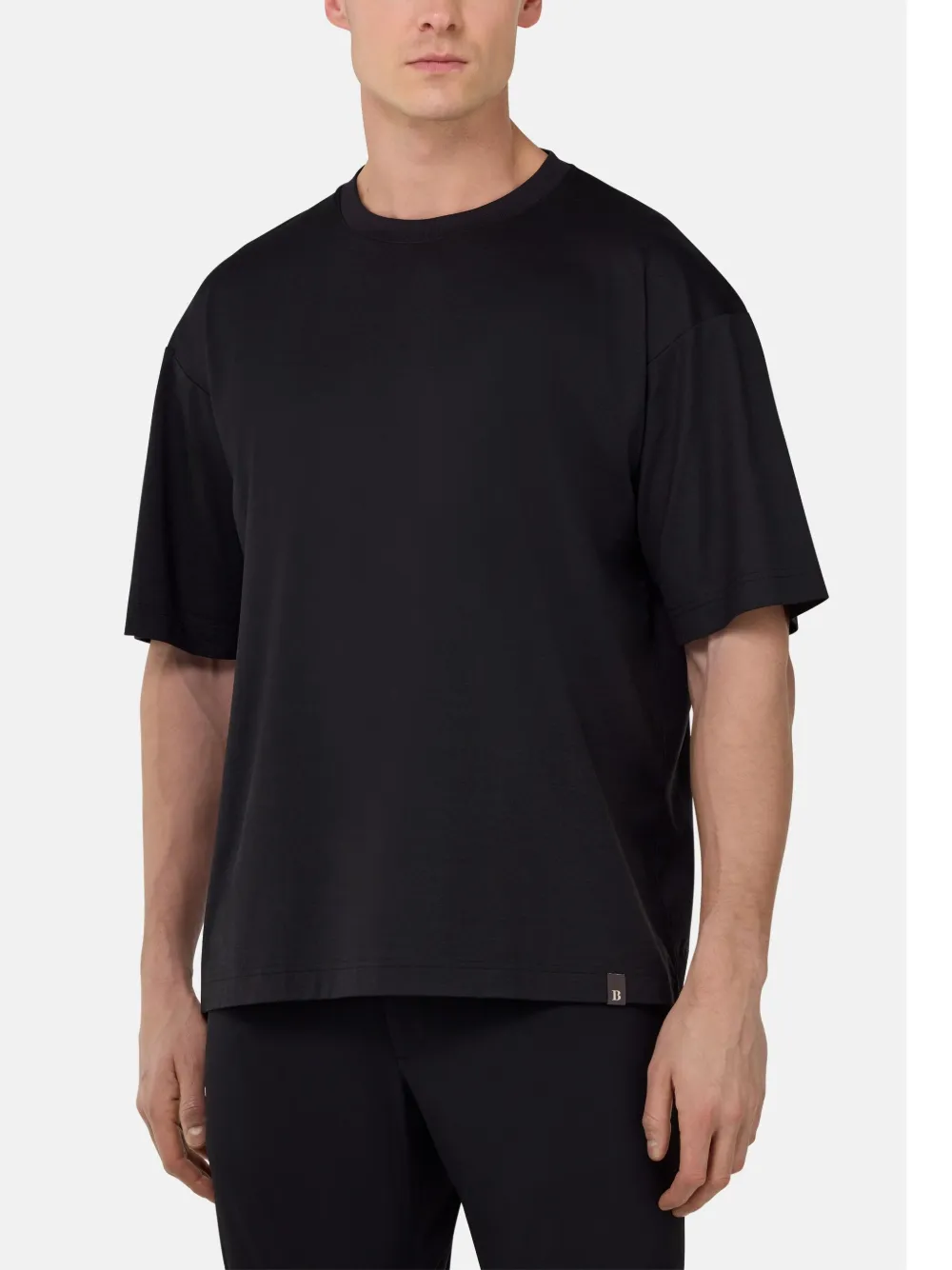 Boggi Milano High-Performance S.Cafè T-shirt Zwart