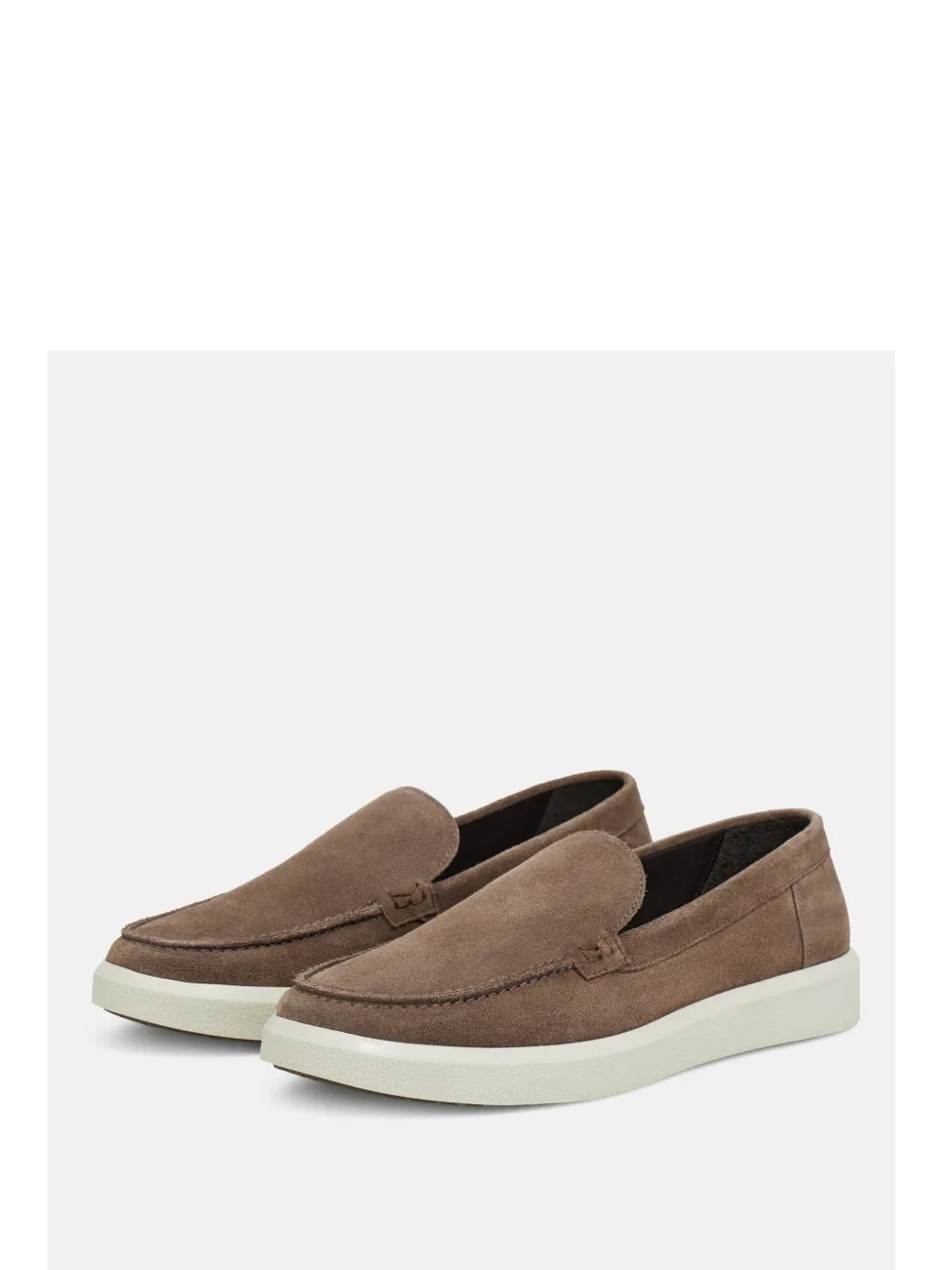 Boggi Milano Stratus Loafers in Suede Leather - Beige