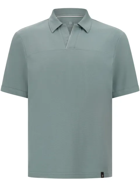 Boggi Milano piqué-weave polo shirt 