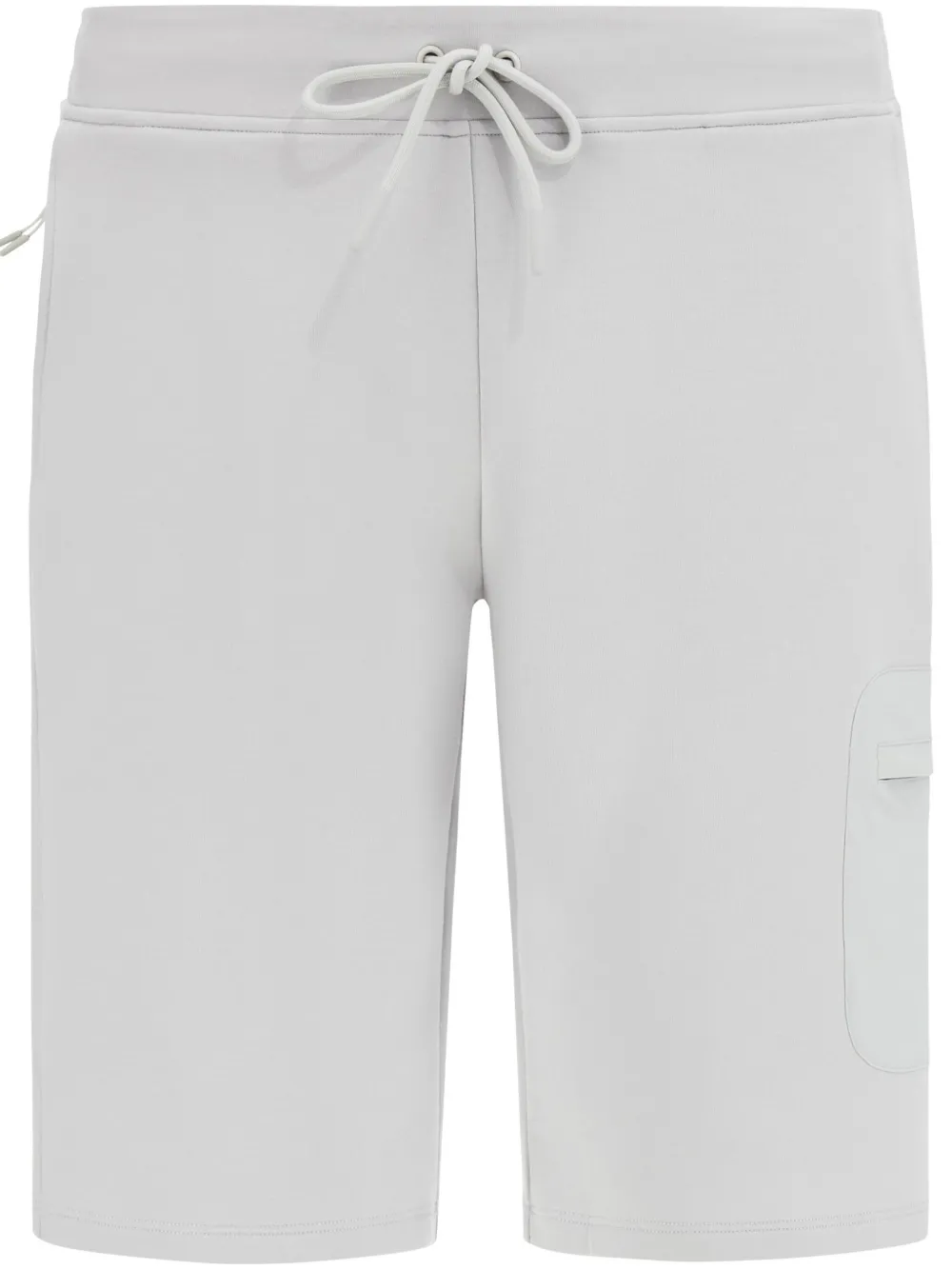 stretch-cotton track shorts