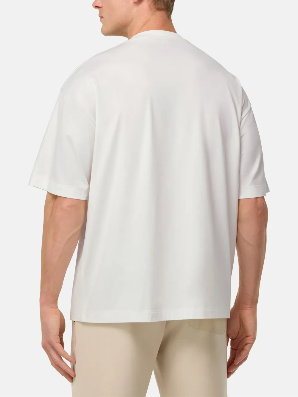 Boggi Milano High-Performance S.Cafè T-shirt Wit