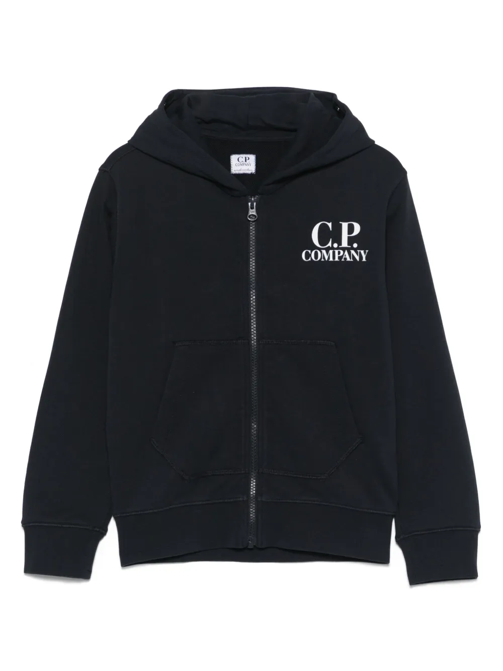 C.P. Company Kids Hoodie met goggle-detail Blauw