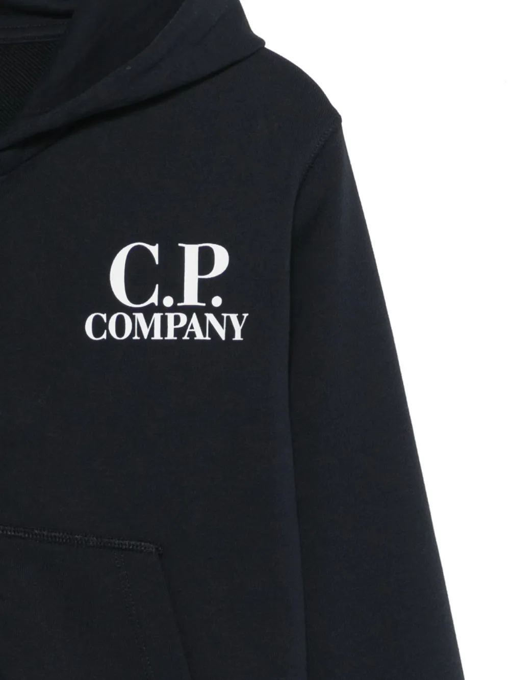 C.P. Company Kids Hoodie met goggle-detail Blauw
