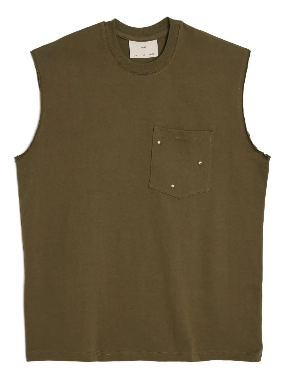 sleeveless pocket tank top