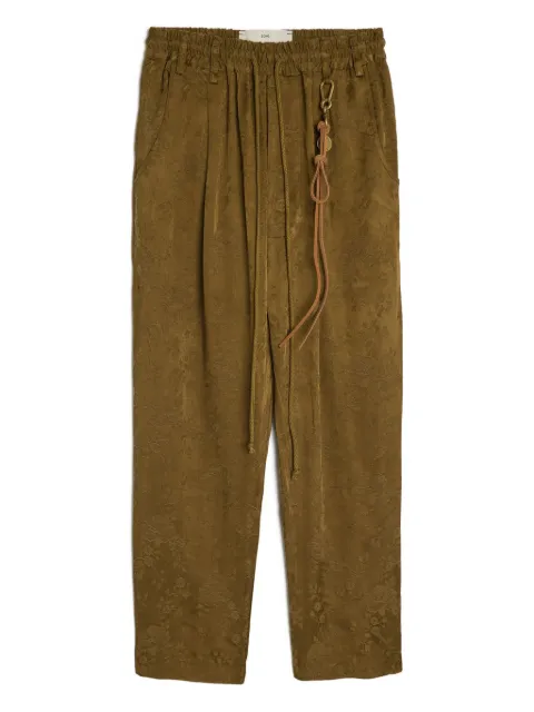Song For The Mute floral-patterned drawstring trousers