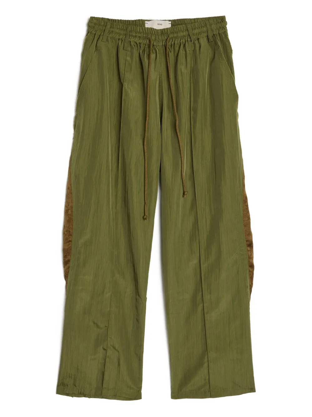 drawstring relaxed trousers