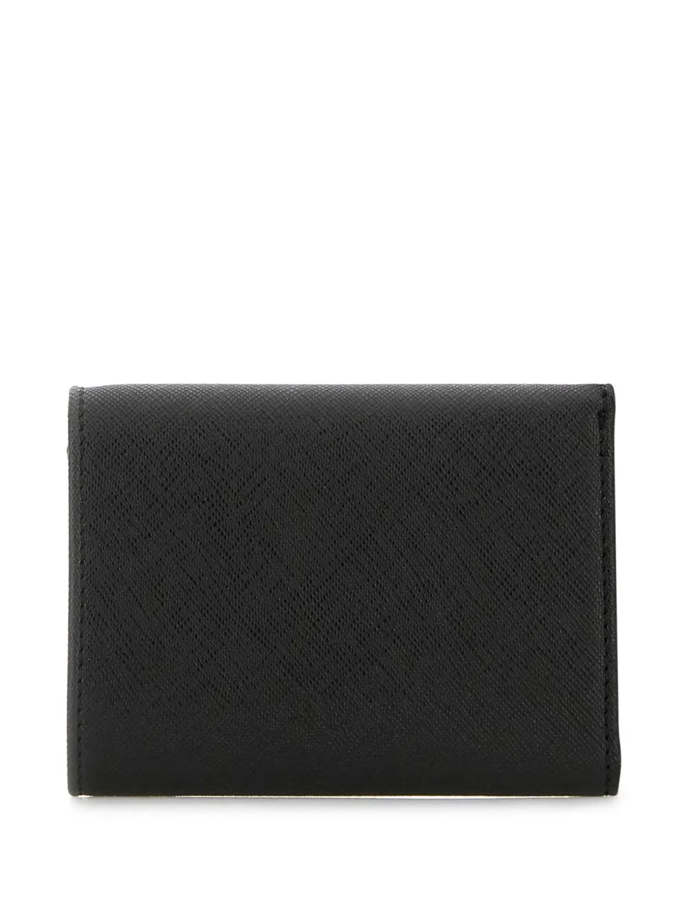 Vivienne Westwood Orb-plaque leather wallet - Zwart