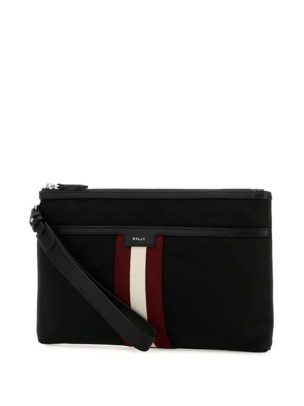 Bally Code Clutch Bag | Black | FARFETCH