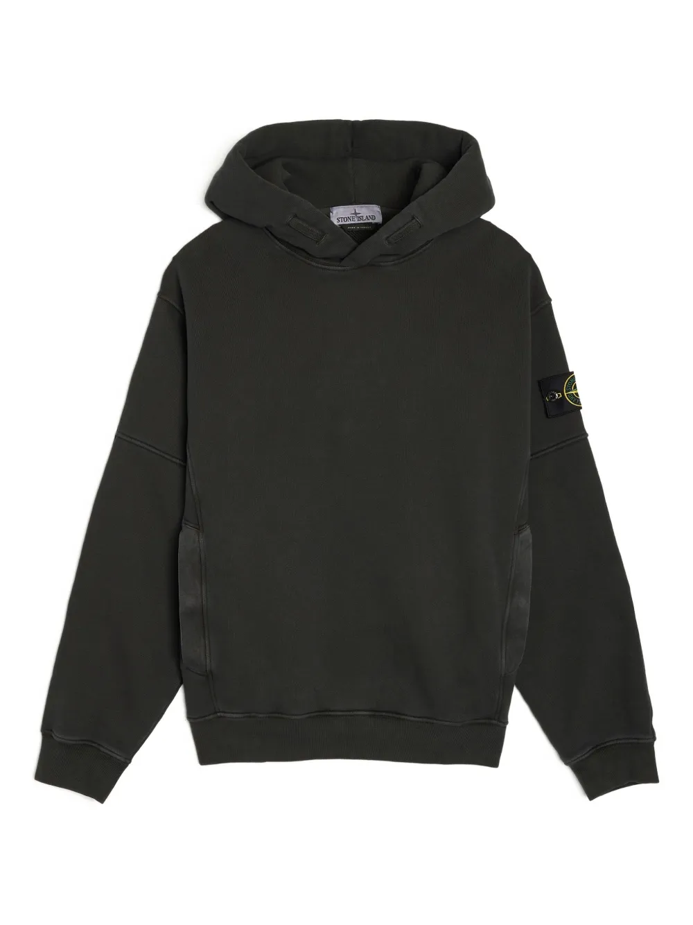 Stone Island Hoodie met Compass-logopatch Zwart