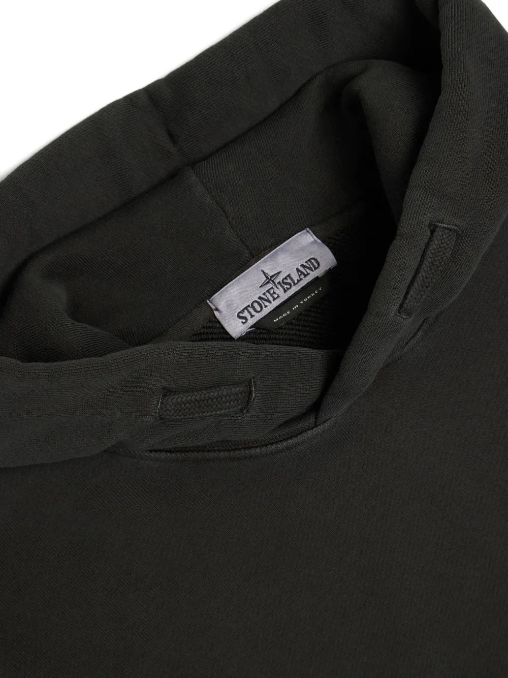 Stone Island Hoodie met Compass-logopatch Zwart