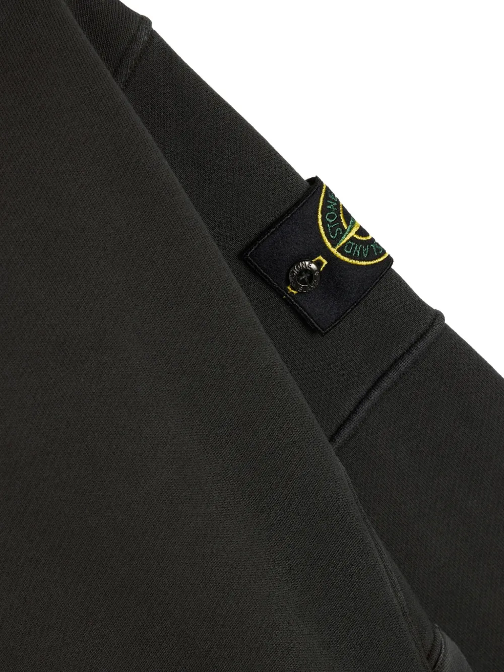 Stone Island Hoodie met Compass-logopatch Zwart